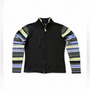 Neve Designs Wool Zip Up Sweater